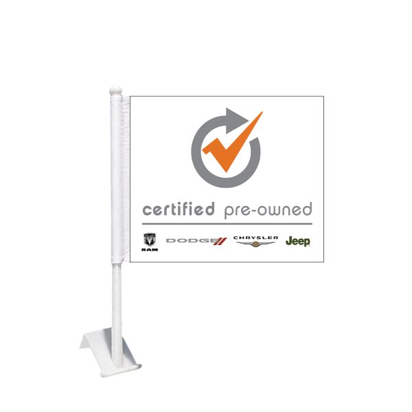 CPO Ram Chrysler Jeep Car Window Flags
