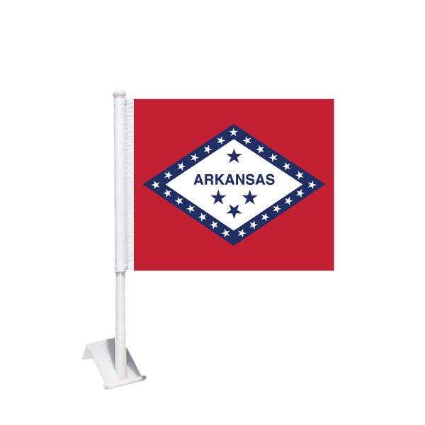 Arkansas Car Window Flag
