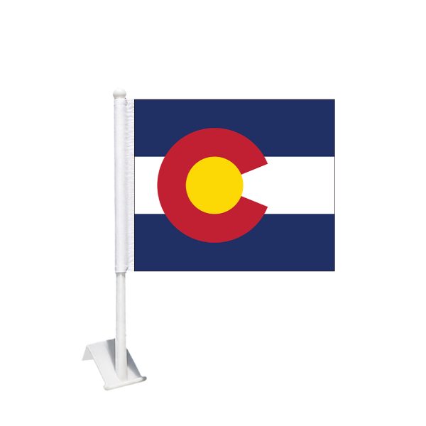 Colorado Car Window Flag